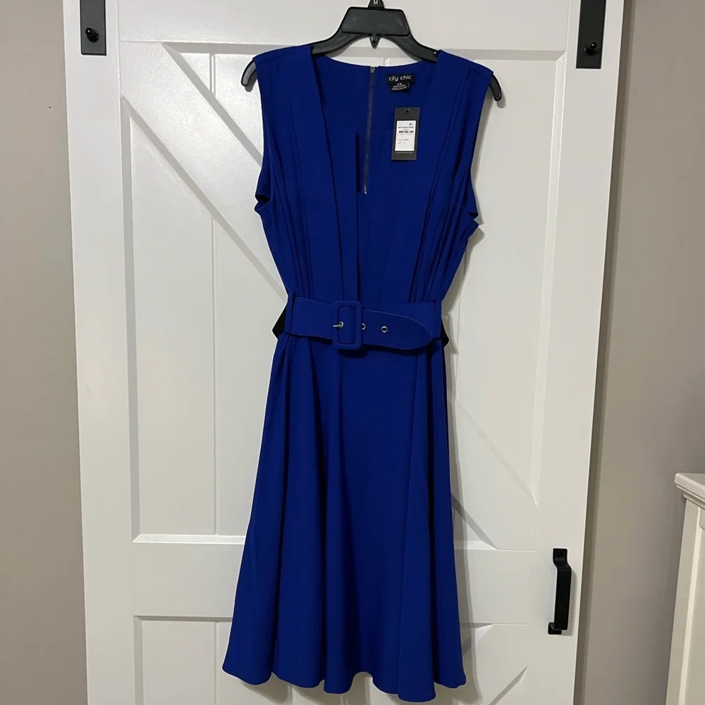 NWT City Chic Vintage Veronica Dress size S16 - Picture 3 of 6